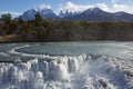 Cascada Paine in Torres del Paine National Park, Chile