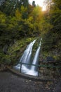 Cascada Urlatoarea Busteni Urlatoarea waterfall Howling in Bucegi mountains, Romania