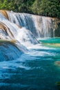 Agua Azul Waterfalls in Chiapas Royalty Free Stock Photo