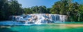 Agua Azul Waterfalls in Chiapas Royalty Free Stock Photo