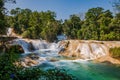 Agua Azul Waterfalls in Chiapas Royalty Free Stock Photo