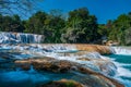 Agua Azul Waterfalls in Chiapas Royalty Free Stock Photo