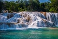 Agua Azul Waterfalls in Chiapas Royalty Free Stock Photo