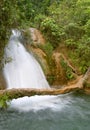 Cascadas de Agua Azul waterfall Royalty Free Stock Photo