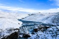 Cascadas Heladas en Islandia Royalty Free Stock Photo