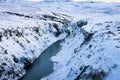 Cascadas Heladas en Islandia Royalty Free Stock Photo