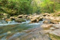 Cascade on the Agura River in Sochi, HDR Royalty Free Stock Photo