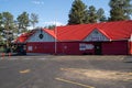 North Pole Santas Workshop entrance. This is a Christmas holiday themed amusement park