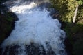 Cascade de Coo, Waterfall seen from above Royalty Free Stock Photo