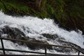 Cascade de Coo with wild water Royalty Free Stock Photo