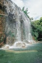 Cascade Du Casteu on the hill Colline du ChÃÂ¢teau in the French city of Nice Royalty Free Stock Photo