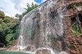 Cascade Du Casteu on the hill Colline du ChÃÂ¢teau in the French city of Nice Royalty Free Stock Photo