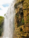 Cascade Du Casteu - waterfall in the Castle Hill, Nice, France Royalty Free Stock Photo