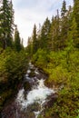 Cascade in Fall, Mount Baker Snoqualmie National Forest, Washington