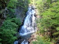 Impressive Cascade Falls at Pinkham Notch Royalty Free Stock Photo