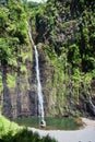 Cascade and falls, Tahiti island, Tahiti, French polynesia, close to Bora-Bora