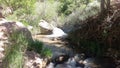 Cascade in the Kanarra Creek Royalty Free Stock Photo