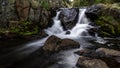 Cascade in the Loch Vale Royalty Free Stock Photo