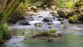 Cascade in Mountain Stream Royalty Free Stock Photo