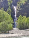 Cascade nature montagnes