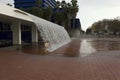 Cascade outside Oceanario Aquarium