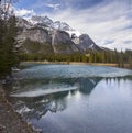 Cascade Ponds Mountain Lake Natural Recreation Area Banff National Park Canadian Rocky Mountains