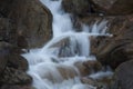 Cascade in the Pont d\'Espagne, Cauterets Royalty Free Stock Photo