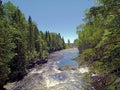 Cascade River in Northern Minnesota Royalty Free Stock Photo