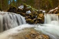 Cascade of Sibli-Wasserfall. Bavaria, Germany Royalty Free Stock Photo