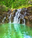 Cascade Vacoas waterfall. Mauritius