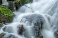 Cascade in the Vosges in the spring Royalty Free Stock Photo