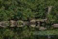 Cascade and Waterfalls near La Bodiniere,L`Yon River Vendee, France