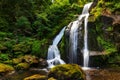 Cascade waterfalls in Schwarzwald. Royalty Free Stock Photo