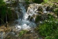 Cascades of a Fast Mountain River Royalty Free Stock Photo