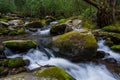 Cascades of Great Smoky Mountains National Park Royalty Free Stock Photo