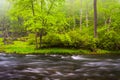 Cascades on the Gunpowder River, near Prettyboy Reservoir in Baltimore County, Maryland. Royalty Free Stock Photo