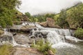 The Cascades in Mahai River after heavy rains Royalty Free Stock Photo