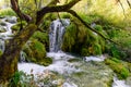 Cascades / waterfalls in Plitvice Lakes National Park, a national park in Croatia