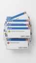 Cascading error messages showing critical system failure popup Royalty Free Stock Photo
