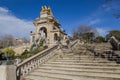 Cascading fountain in the Park Ciutadella Royalty Free Stock Photo