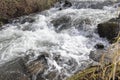 cascading gushing water river Royalty Free Stock Photo