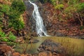 Cascading jungle waterfall Royalty Free Stock Photo