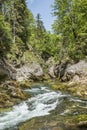 Cascading mountain stream