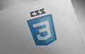 Css-5 on paper texture