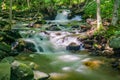 Cascading Trout Stream in the Blue Ridge Mountains Royalty Free Stock Photo