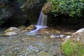 Cascading water falling from a Water Mill Leat Royalty Free Stock Photo