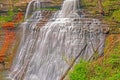 Cascading Water in a Forest Canyon Royalty Free Stock Photo