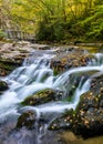 Cascading water, Great Smoky Mountains Royalty Free Stock Photo