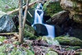 Cascading Waterfall on Apple Orchard Mountain