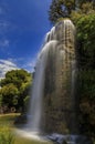 Waterfall at Castle Hill or Colline du Chateau in Nice, South of France